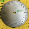 Diameter 90mm, Inner Hole 8mm Thickness 2mm 360 Degree Stainless Steel Dial Scale Disc Stainless Steel Decorative Plate 1
