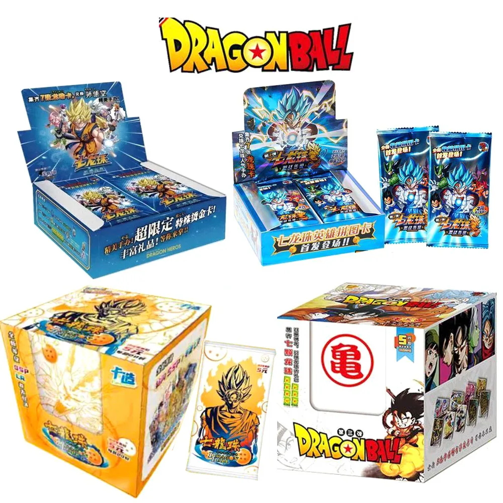 

Bandai Dragon Ball Z Collection Card Super Game Playing Anime Cartas Tcg Christma Collectibles Card Toys For Boys Gift