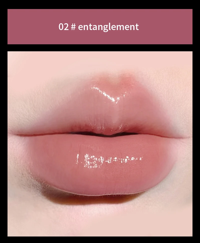 Rotbrauner Lippenstift Wasserfest Feuchtigkeitsspendend Glänzend_voghion.com