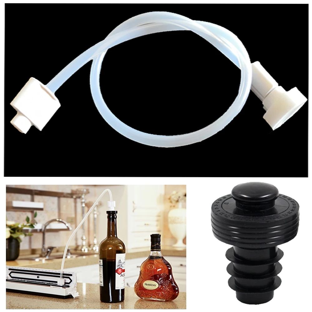 Vacuum Sealer Hose for Sous Vide Vacuum Plug of Wine Bottle Food