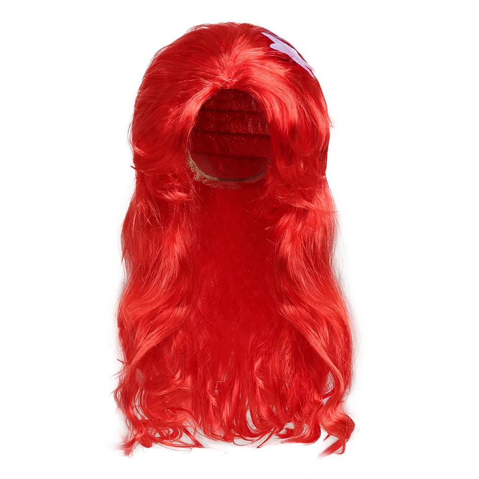 Children Princess Cosplay Wig Christmas Gift Elsa Anna Girls Snow White Tangled Hair Braid Wigs Aurora Rapunzel Belle Accessorie 6