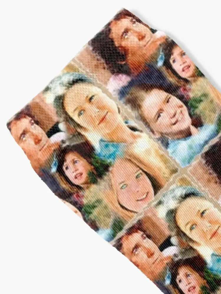 Ingalls Family Collage Without Logo Socks short golf heated new year Socks For Women Men's