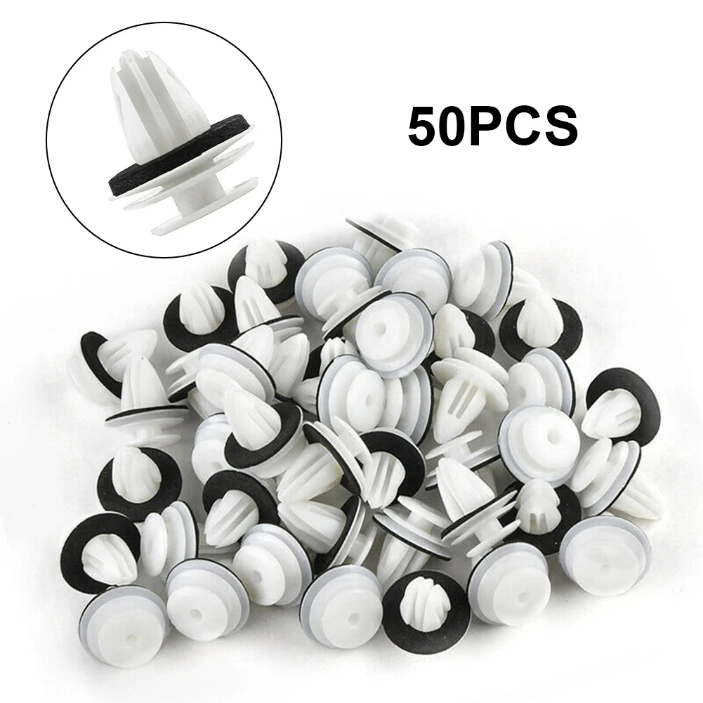 50Pcs Bumper Mudguard Fastener Clips 1