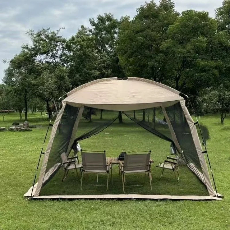 3.3 &times; 3.3 &times; 2.4m Tent, Home Outdoor 5-8 Person Sunshade Camping Tent, Insect proof and Sunscreen Multi Person Tent