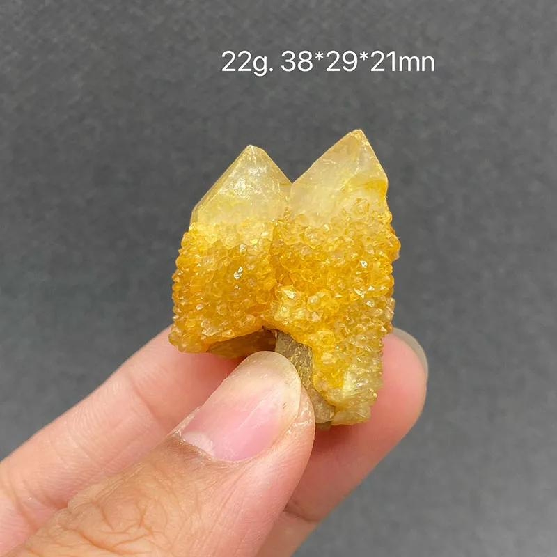 100%  Natural citrine Mineral Specimens Stones and Crystals Healing Crystal from China