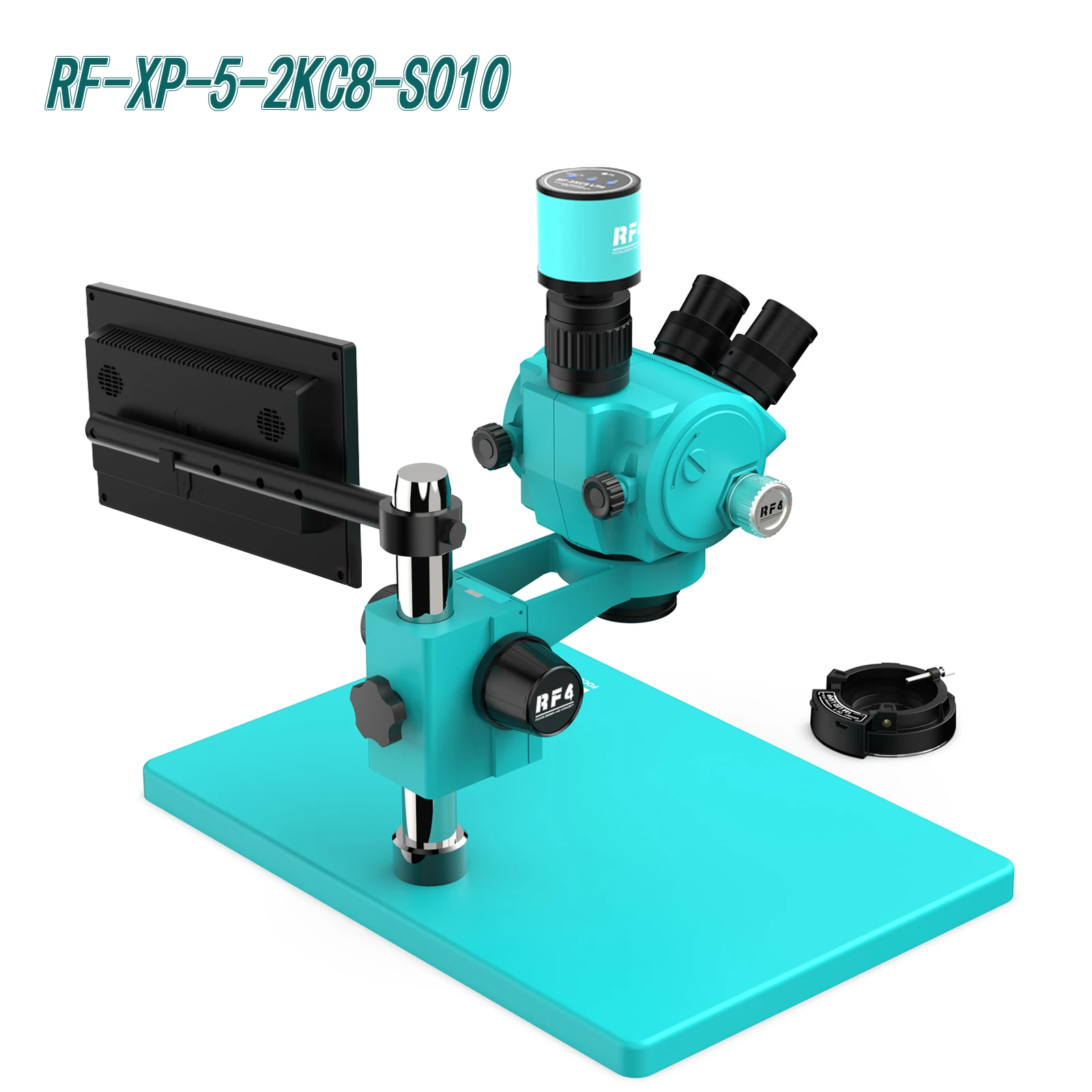 RF4 현미경 PX-5-2KC8-S010 삼안 실체 현미경 스크린 동기화 전자 수리 확대경