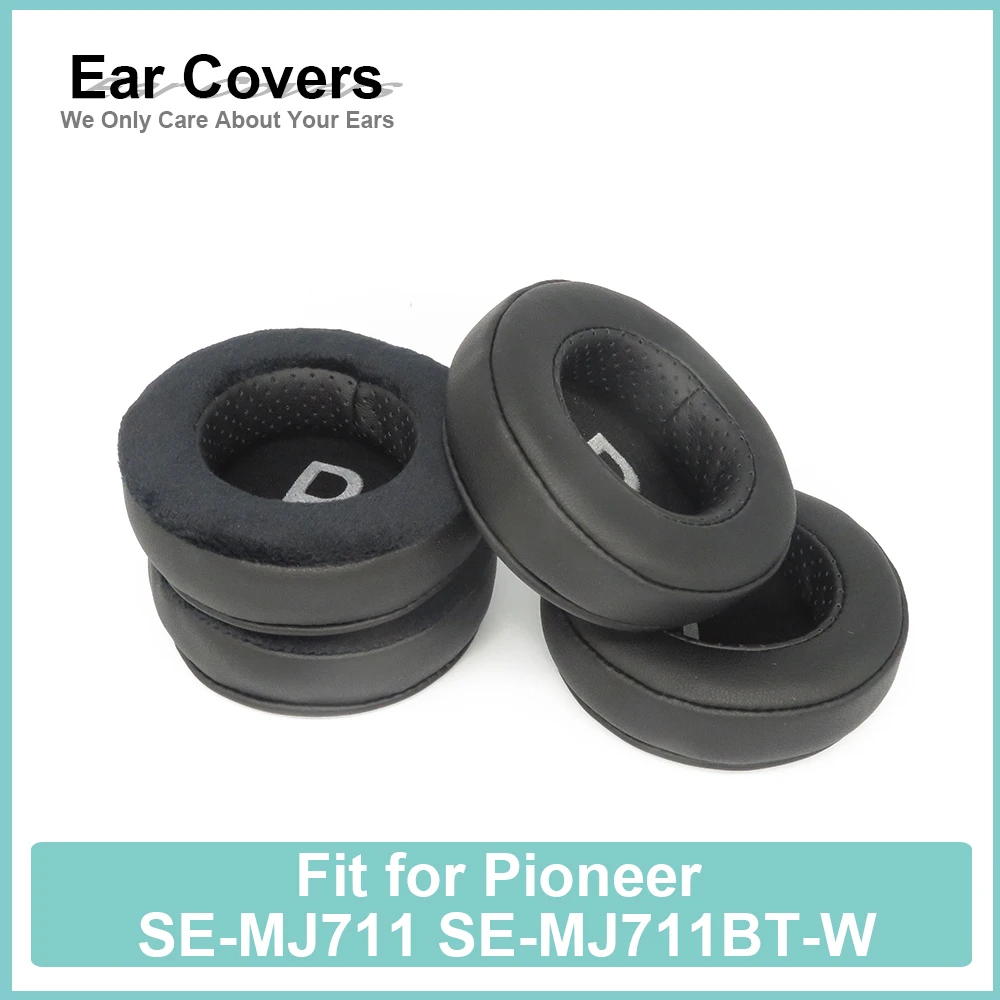 

Earpads For Pioneer SE-MJ711 SE-MJ711BT-W Headphone Earcushions Protein Velour Pads Memory Foam Ear Pads