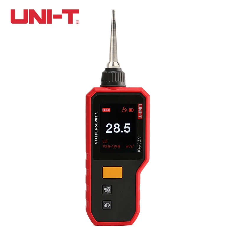 UNI-T Handheld Vibration Tester UT311A UT312A 2.4 Inch TFT Screen LCD Display Data Hold Velocity Displacement Testers 2