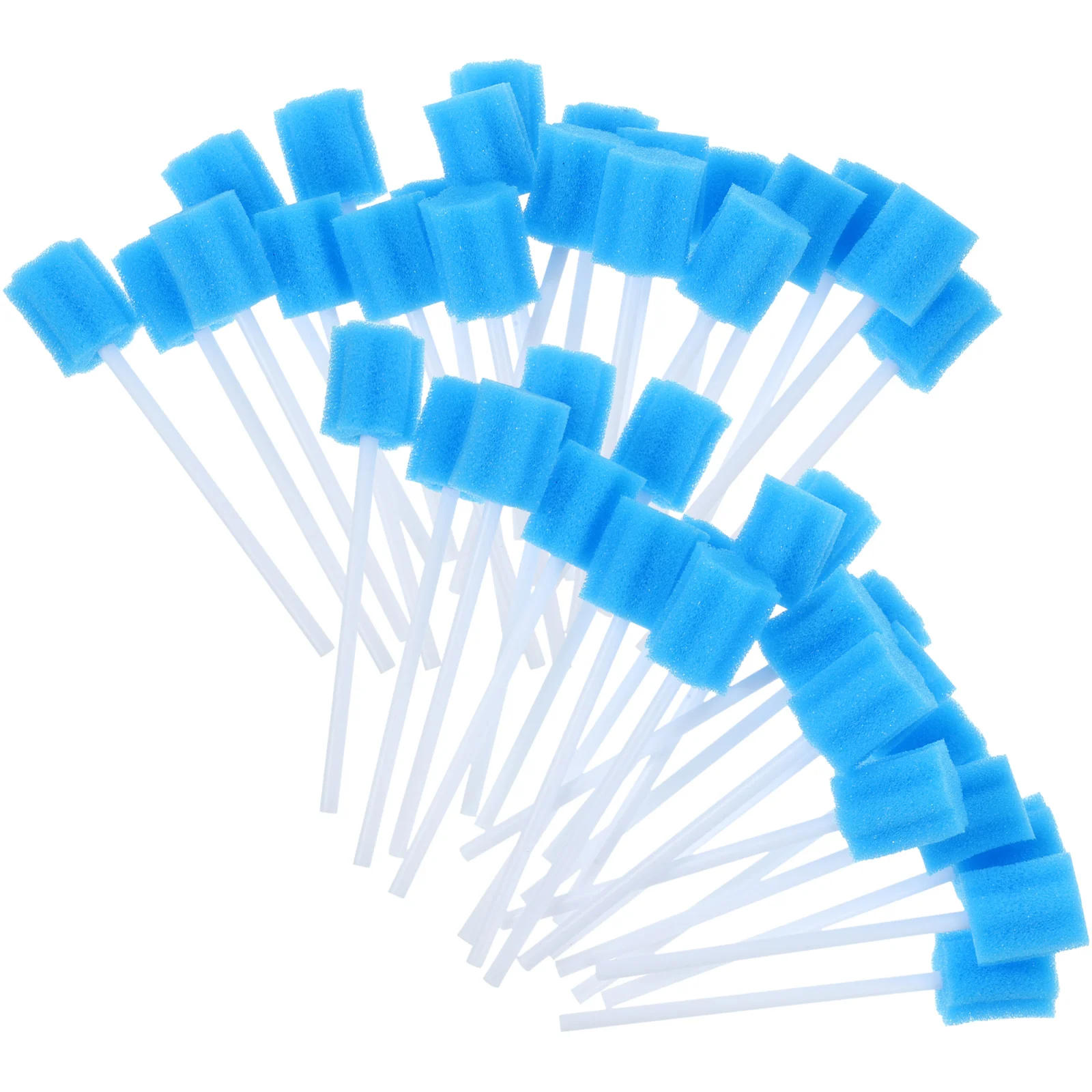 

Healifty Bicarbonate Gum 100Pcs Disposable Mouth Swabs Sponge Tooth Shape Cleaning Isopropylic Alchohol Mouth Gum