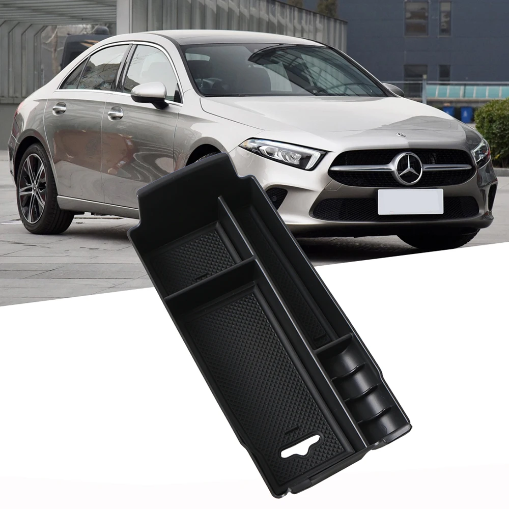 Auto Zentrale Armlehne Storage Box Halter Für Benz GLB CLA EINE B Klasse MB  X247 H247 C118 W177 W247 AMG konsole Organizer Aufräumen - AliExpress