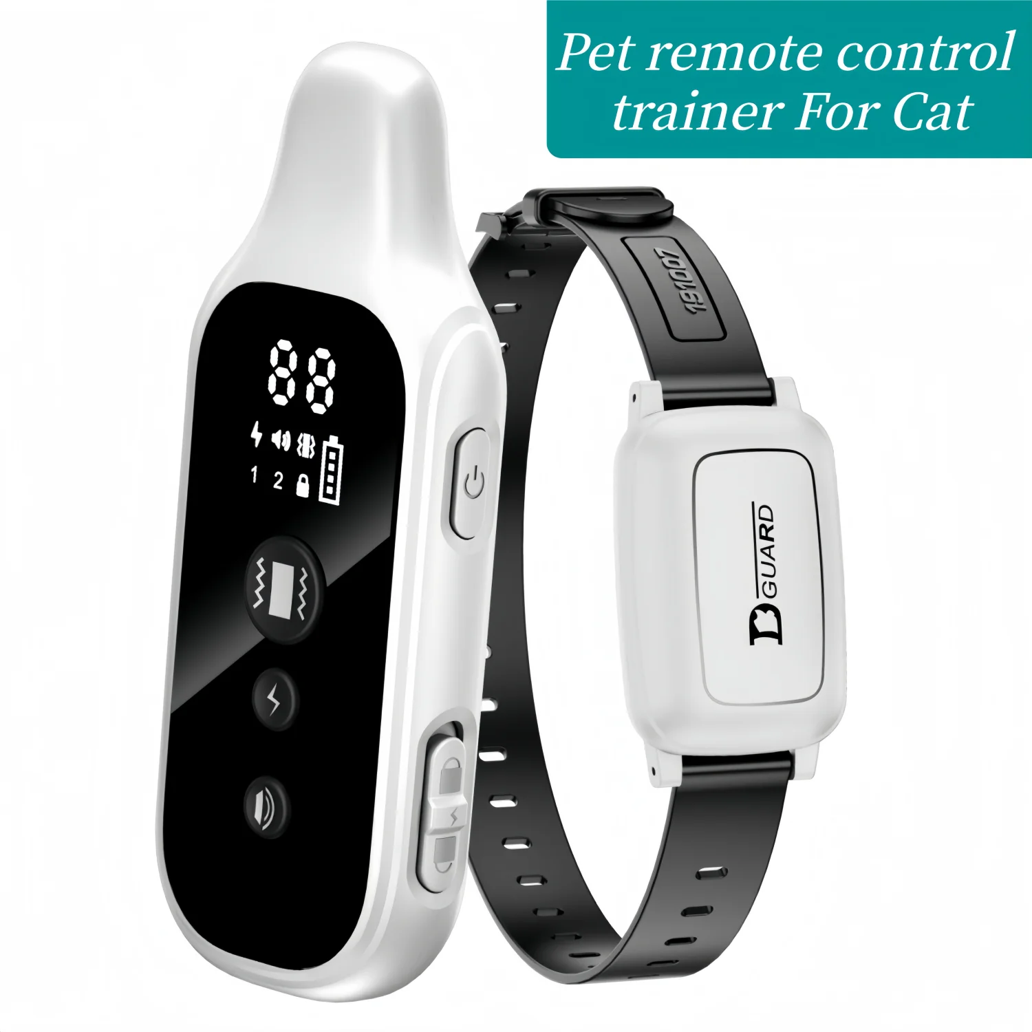 Cat Training Collar 3000-3300FT Cat Shock Collar with Remote Stop Meowing Remote Control Pet Products