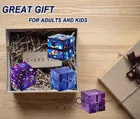 Infinity Magic Cube Starry Sky Square Puzzle Toys Four Corner Maze Toys Children Adult Decompression Relaxing Hand-Held for ADD 6