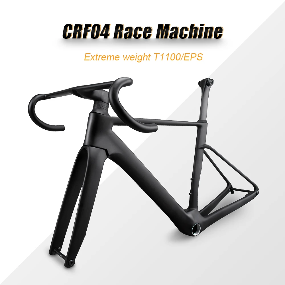 Carbon Fiber Bike Frame With Handlebar Disc Brake