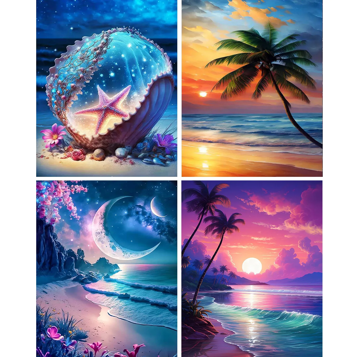 Painting by Numbers Kits 1pc for Adults Beginner on Canvas DIY Hobbies Women Frameelss