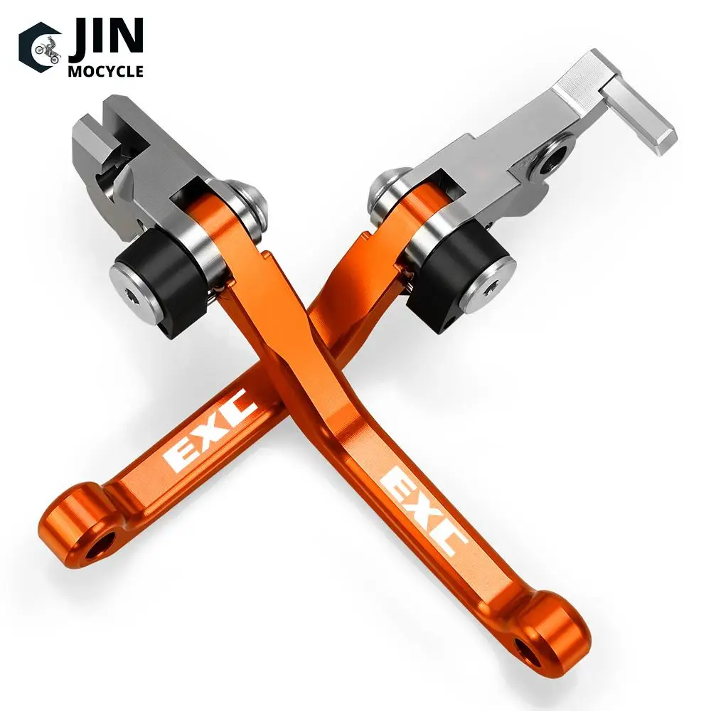 

New For EXC 125 200 250 300 400 450 500EXC 530EXC EXCR Motorcycle Accessores CNC DirtBike Brake Clutch Levers Cable Lever Handle