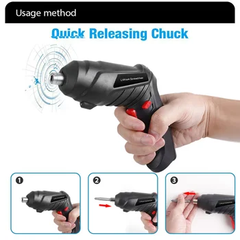 3.6V Electric Screwdriver For Home Maintenance And Repair 1800mAh Lithium Battery Mini Home Drill Cordless Screwdriver