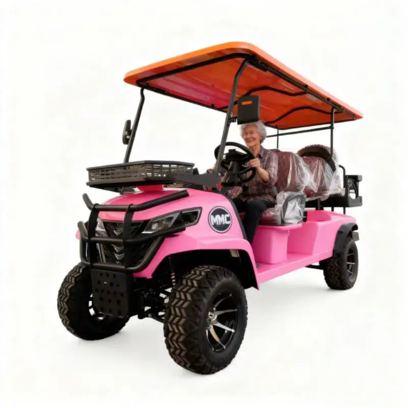 New low price 4 seater electric golf cart 48V lithium battery golf cart fast delivery - Image 2
