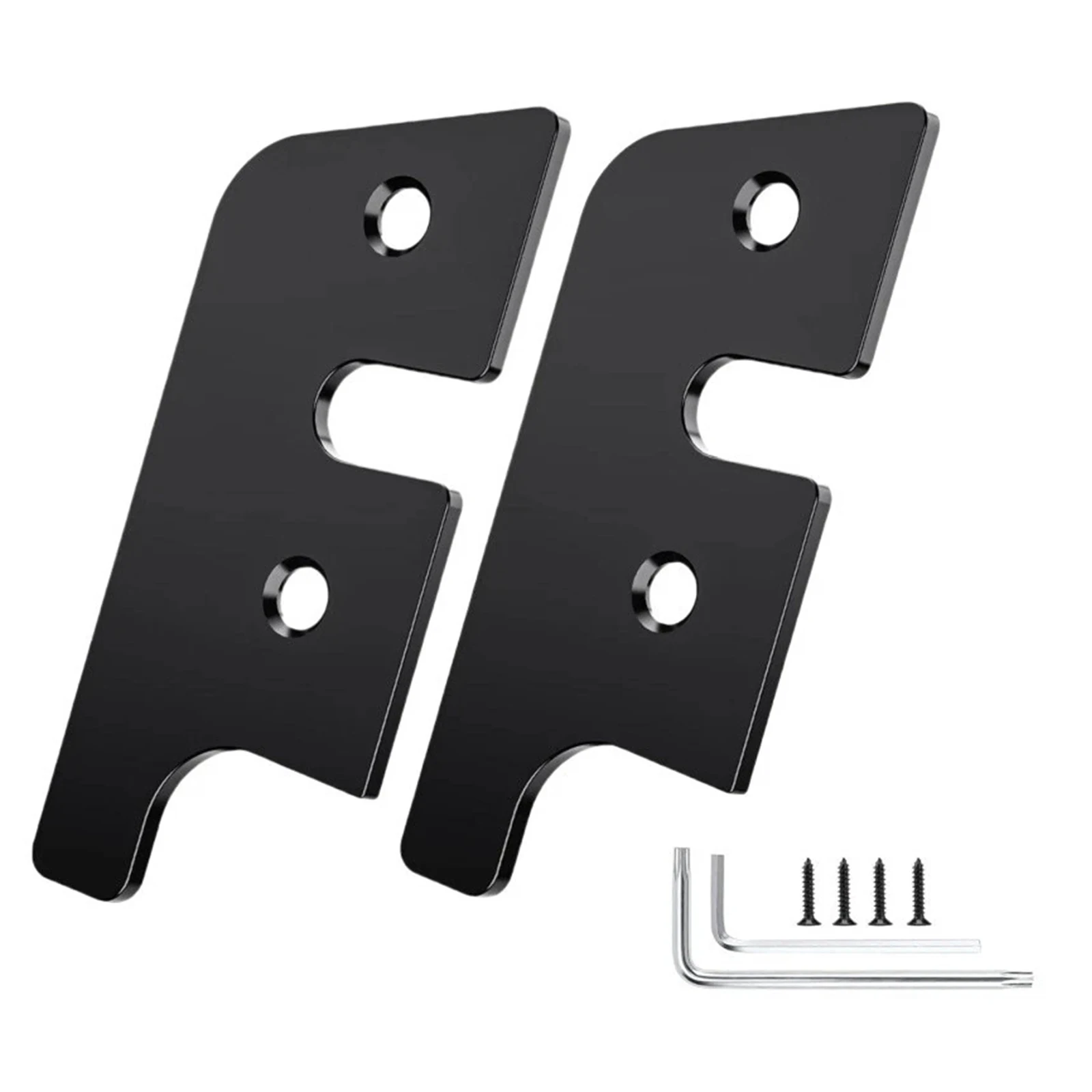 Aluminum Alloy Sun Visor Repair Kit Aluminum Alloy Sun Visor Clips for Jeep Wrangler JL Gladiator JT