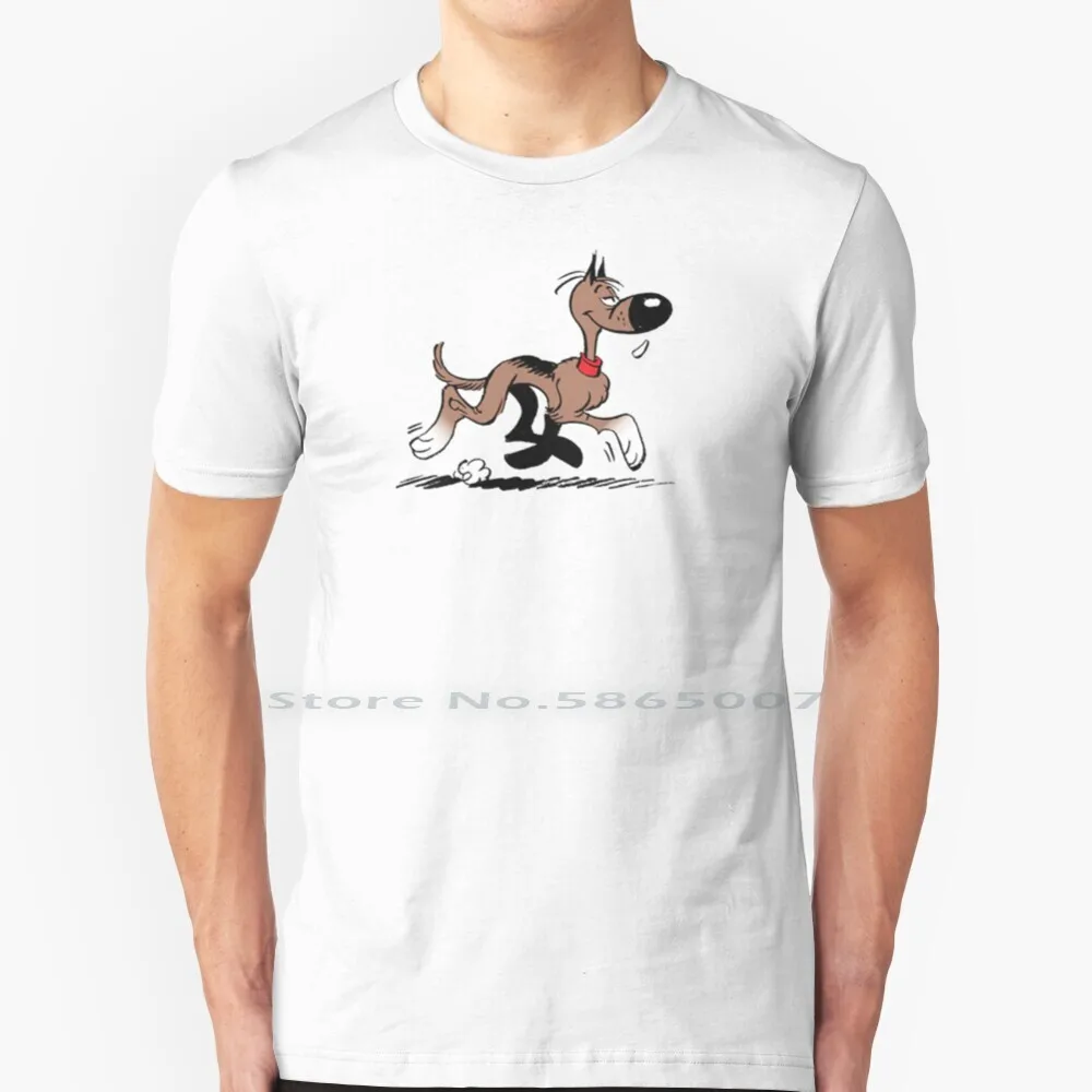 Rantanplan, Design Accattivante, Maglietta 100% Cotone Dog Friendly Funny Trend Lucky Luke Bd Moda Popolare Big Size 6Xl Tee Gift