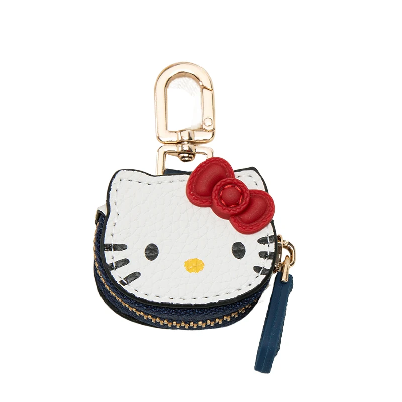 Anime Sanrio Hello Kitty Kreskówka Kreatywny Skórzany Brelok do Kluczy Zawieszka Modne Akcesoria Odzieżowe Portmonetka na Monety Prezent Urodzinowy