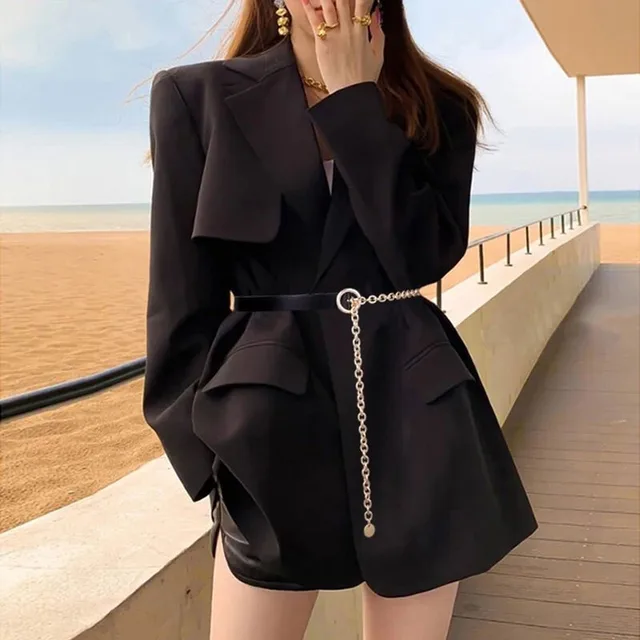 2 Cinture Sottili Donna Con Catena Oro - Regolabili Per Vestiti E Jeans - Foto 9