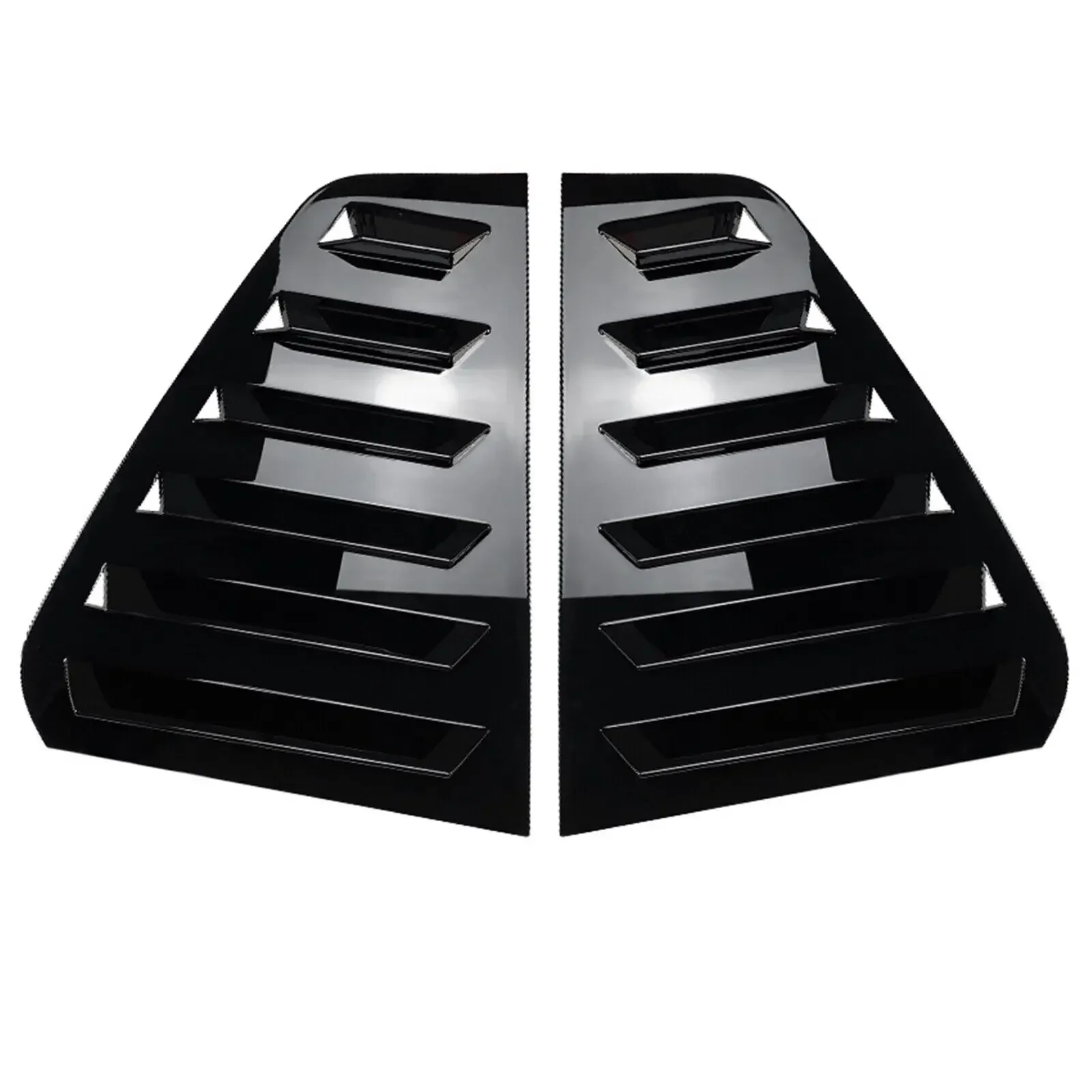 Car Rear Window Louver Shutter Cover Side Vent Scoop Blinds Trim for VW Golf 6 MK6 2008-2012 car rear window cover