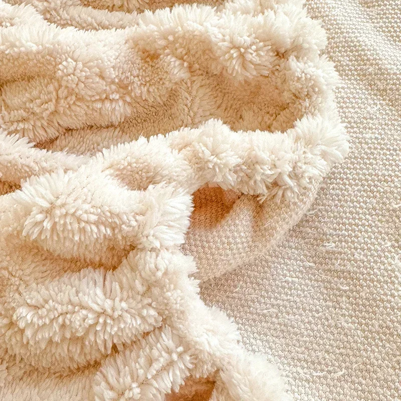 1 pc Flannel Fleece Bed Sheet for Winter Warm sofa bed matrimonial Coral Fleece Fluffy Fitted Sheets for Double Beds Sheets 4