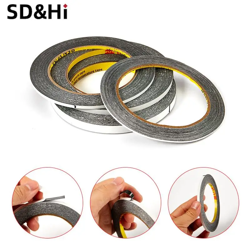 10m Thick 0.3mm Sticker Double Side Adhesive Tape Fix For Cellphone Touch Screen LCD Mobile Phone Repair Tape