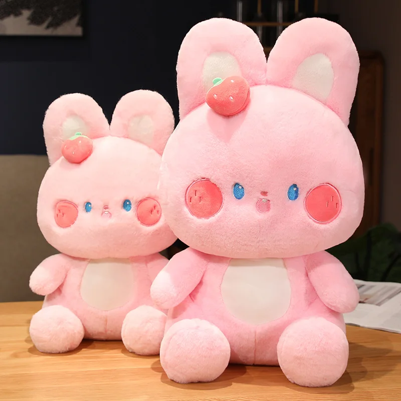 Kawaii Strawberry Bunny Pastel Plush XL - Limited Edition