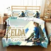 Z-Zelda Pattern Quilt Cover Pillowcase Bedding Two or Three Piece Set Multi Size Comforter Set Duvet Cover Bedding Sets 6