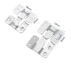 1-4Pairs Flush Mount Brackets, Headboard Wall Fixing Brackets Wall Mount Interlocking Z Clip Hook for Pictures Mirrors Frames 4