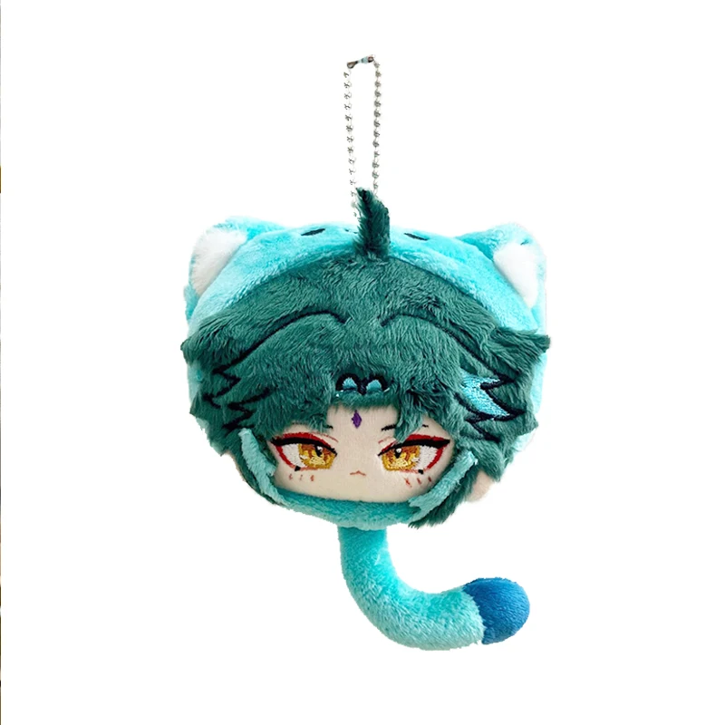

Game Genshin Impact Cosplay Xiao Plush Doll Anime Cartoon DIY Acrylic Pendant Halloween Props Kids Toys Xmas Gift Keychain