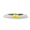 Nordic style light luxury rectangular stainless steel fruit plate simple creative coffee table modern dried fruit plate ornament 1