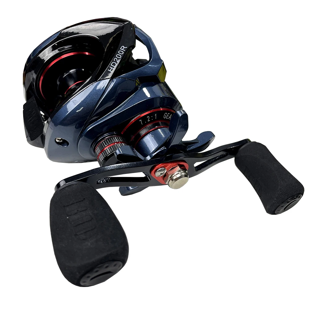 Ultralight Metal Spool Baitcasting Fishing Reel with Magnetic Brake Max Drag 8kg for Bass Fishing