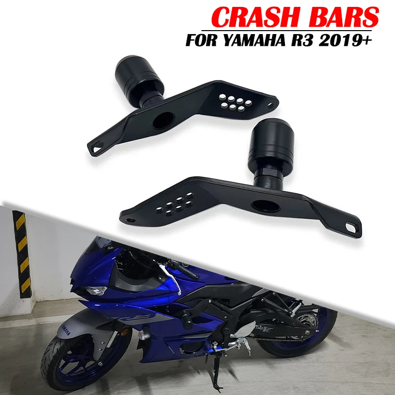 

For YAMAHA R3 2019-2022 Frame Crash Protection YZF R3 Motorcycle Engine Anti Drop Ball POM Aluminum Slider Falling Protector