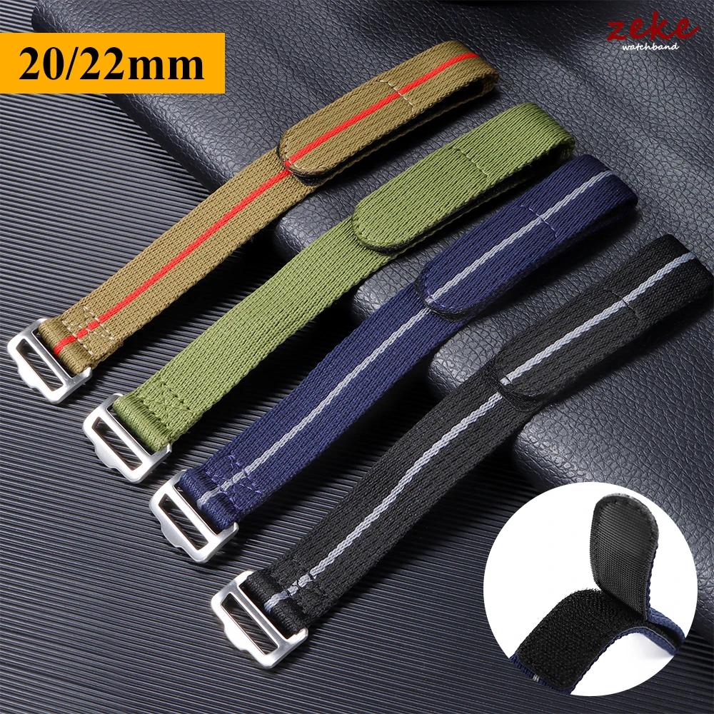 Durable Military-Style Nylon Strap with Hook and Loop Fastener - Waterproof