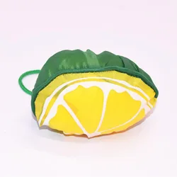 Eco - Friendly Foldable Large Washable Shopping Bags (Lemon)