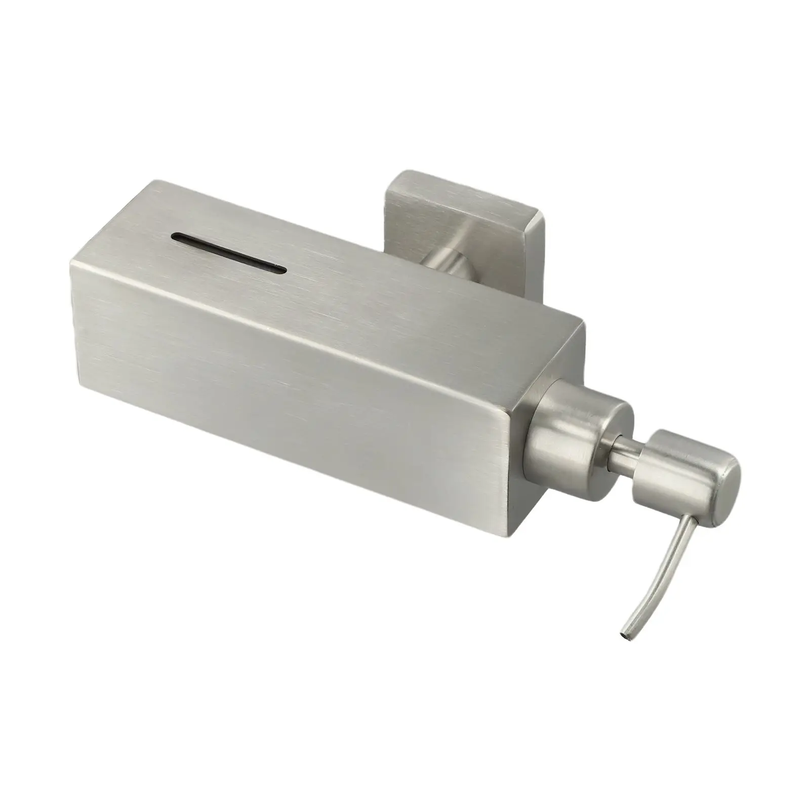304 Stainless Steel Manual Soap Dispenser Wall Mounted 250ML Liquid Soap Pump Bottle For Hotel And Kitchen Bathroom Supplies soap dispenser