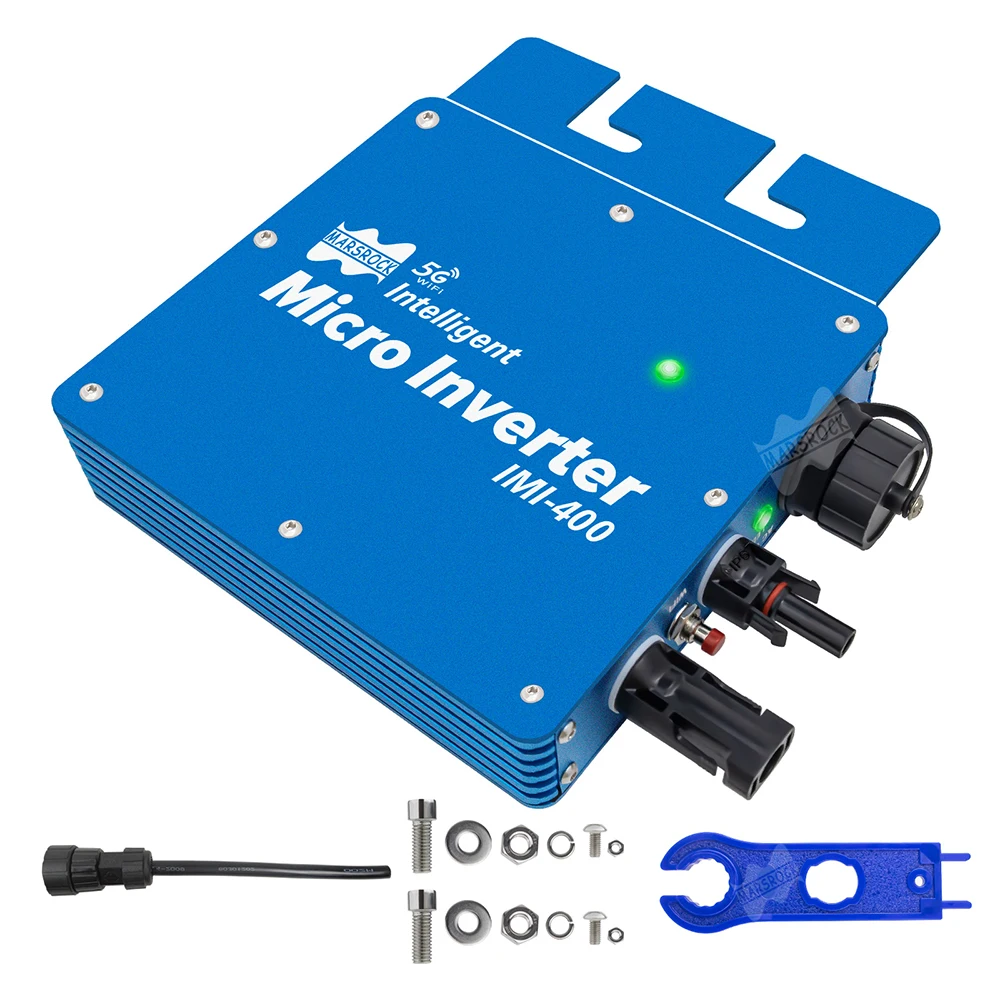 From EU MARS ROCK High-Quality 400W Solar Micro Inverter Grid Tie 20-50VDC and 220V AC Converter With Built in WiFi