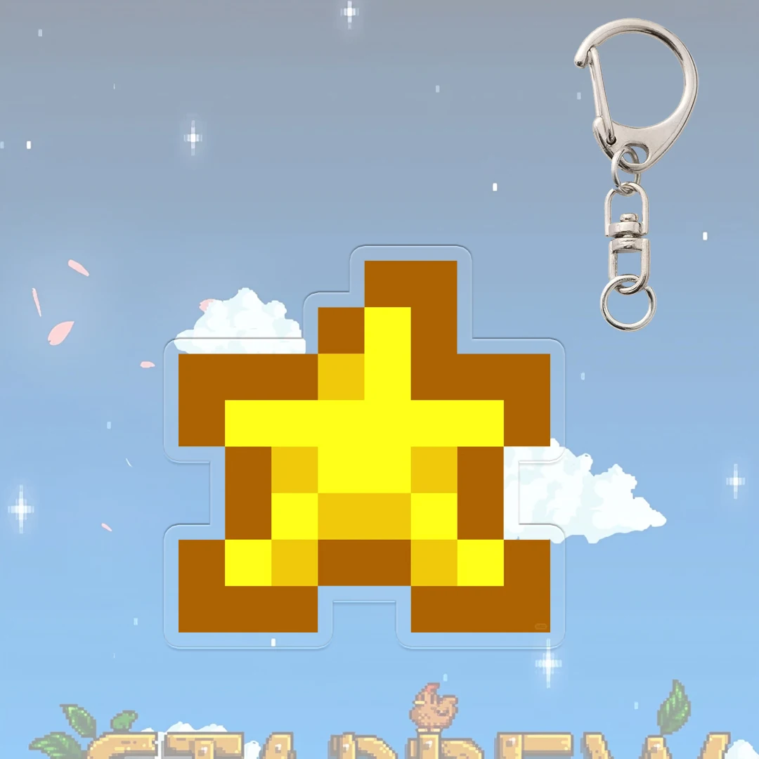 Purple Pants Keychain - Creative Stardew Valley-Inspired Decor & Accessory Pendant