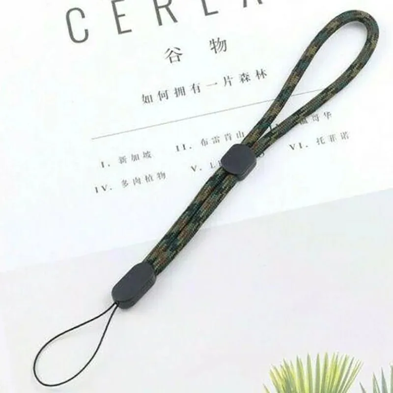 조절 가능한 손 손목 랜야드 스트랩 스트링, 휴대폰 아이폰 삼성 USB 플래시 드라이브 키 체인, DSLR 카메라 홀더
