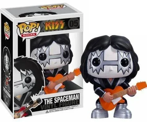 thumbnail image 1 of 2025 FUNKO POP ROCKS KISS THE DEMON #04 SPACEMAN #05 STARCHILD #06 CATMAN #07 Figura de acción Modelo Colección Juguetes para niños, 1 of 5