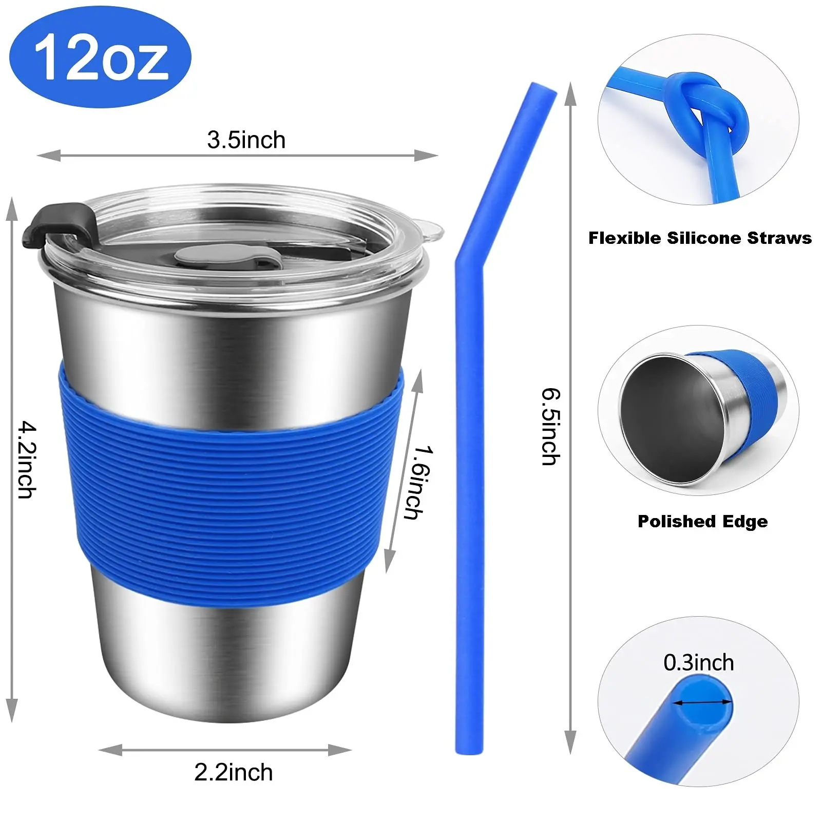 Kids Stainless Steel Smoothie Cup - Leak-Free - LUXEY CUP