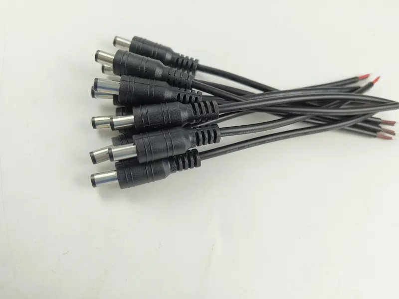 1/5/10 Pcs 5.5x2.1mm DC Male Female Power Plug Cable Wire Jack Adapter Connector for CCTV Single Color 3528 5050 LED Tape Light - Image 21