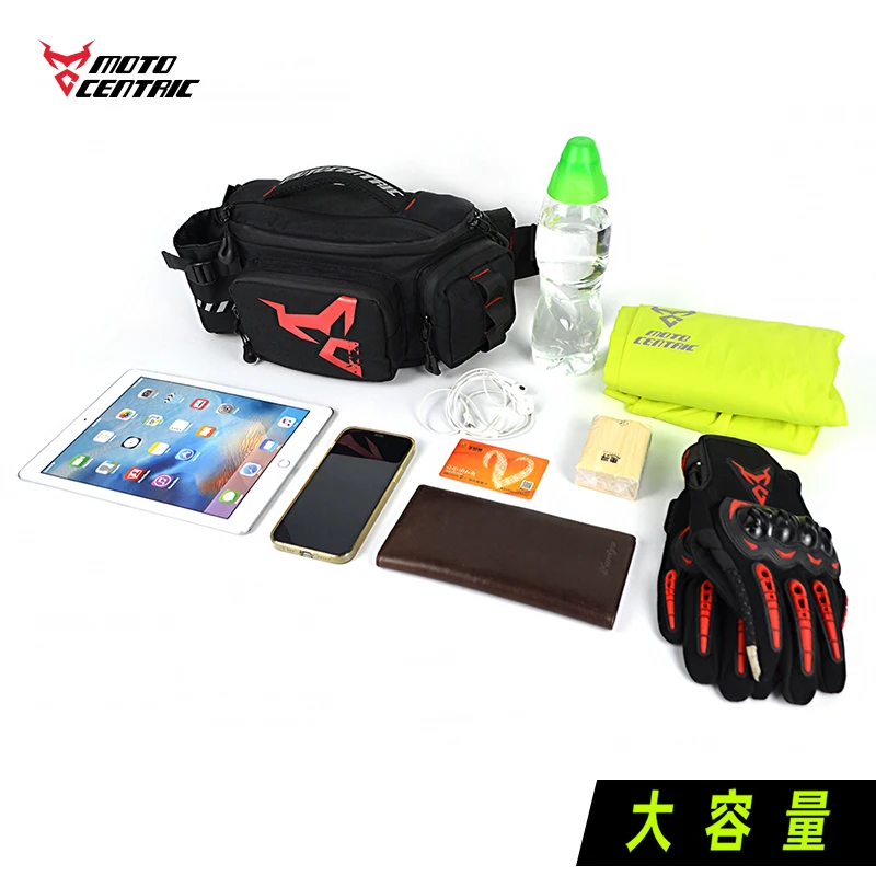 Unisex Waterproof Motorcycle Waist & Leg Bag with Multiple Pockets