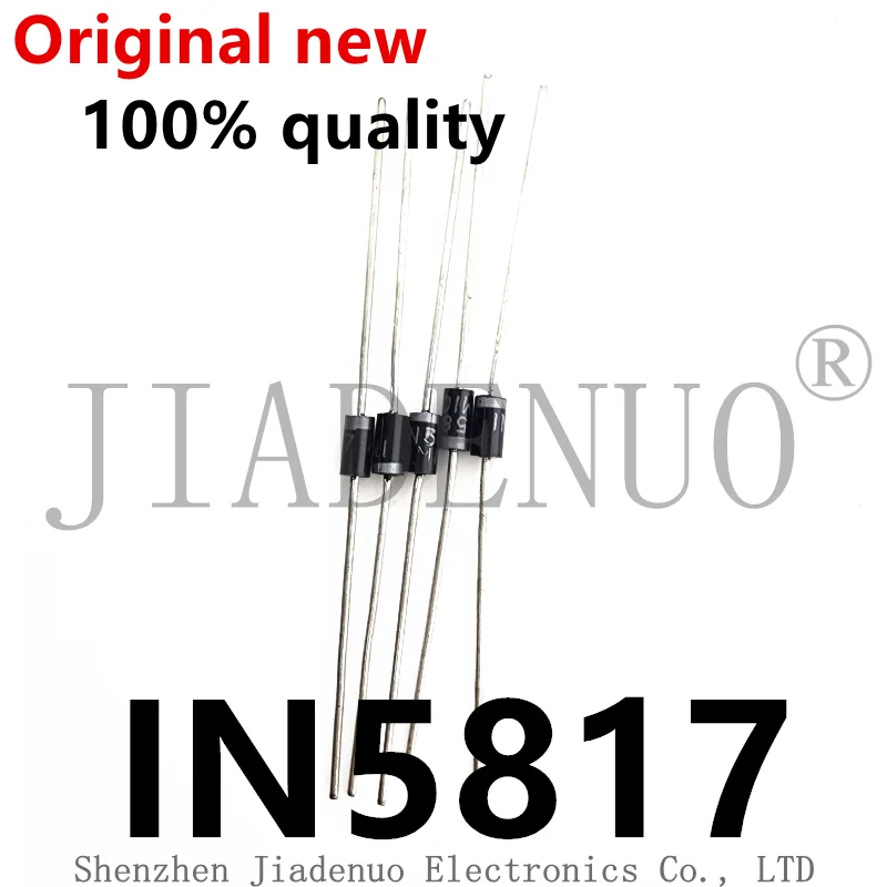 

(50pce)100% Новый оригинальный чипсет 1N5817 IN5817 1A 20V DO-41