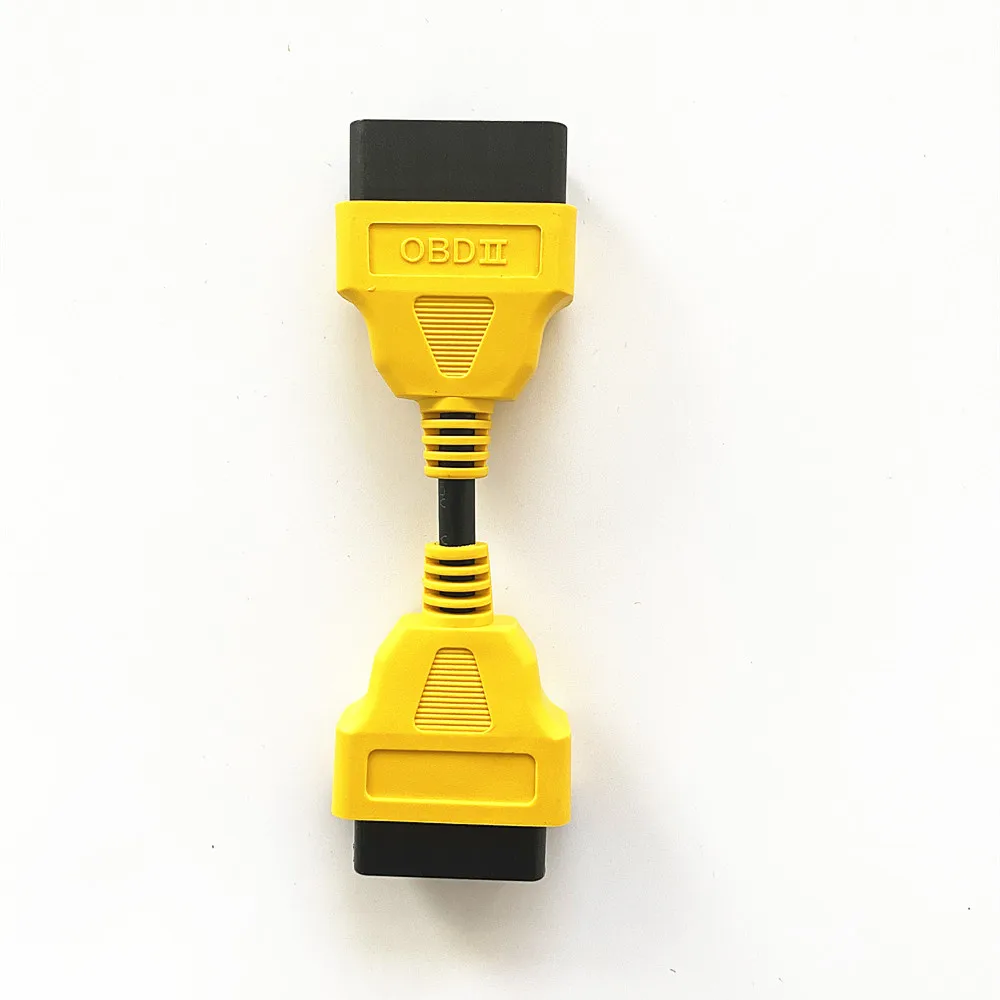 OBD2 익스텐션 케이블, 수-암 휴대용 익스텐션 어댑터 커넥터, ELM327 진단 케이블용, 13cm, 30cm, 16 핀, OBD II 플러그