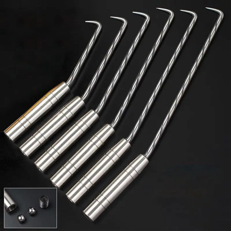 

Stainless Steel Construction Hook Thread Rebar Tie Wire Twister with Hook Flexible Rotation Hand Binding Steel Bars Hand Tool