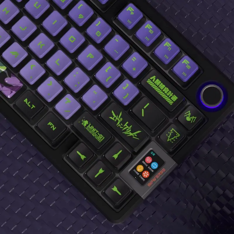 Eva Keycaps para Teclado Mecânico Gaming Backlit Translúcido Dye-sub Pudim Perfil Oem 104 108 75 84 84 87 Layout - Imagem 3