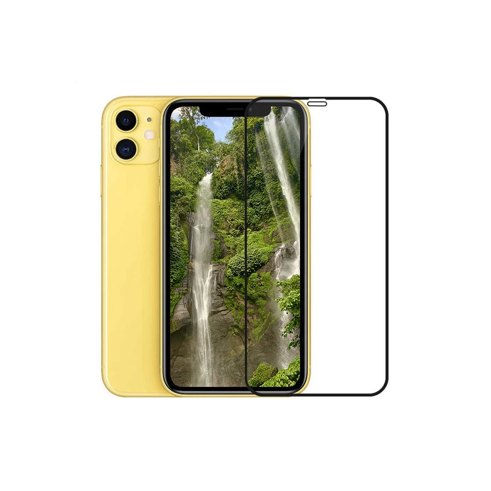 Защитное стекло iPhone 11 / XR Crystal Glass 5D-9H Полная проклейка стекла айфон |